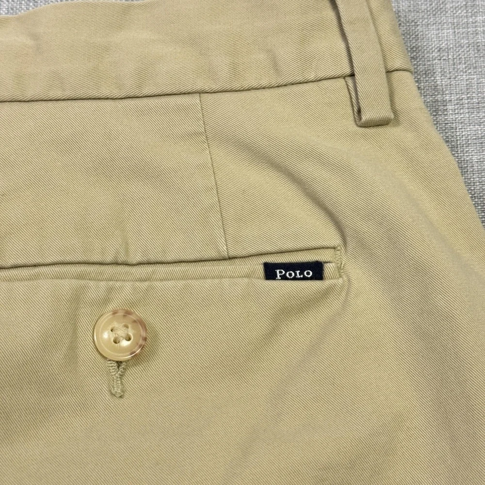 Polo Ralph Lauren Chino Shorts Mens 36 Beige Cotton Canvas 10